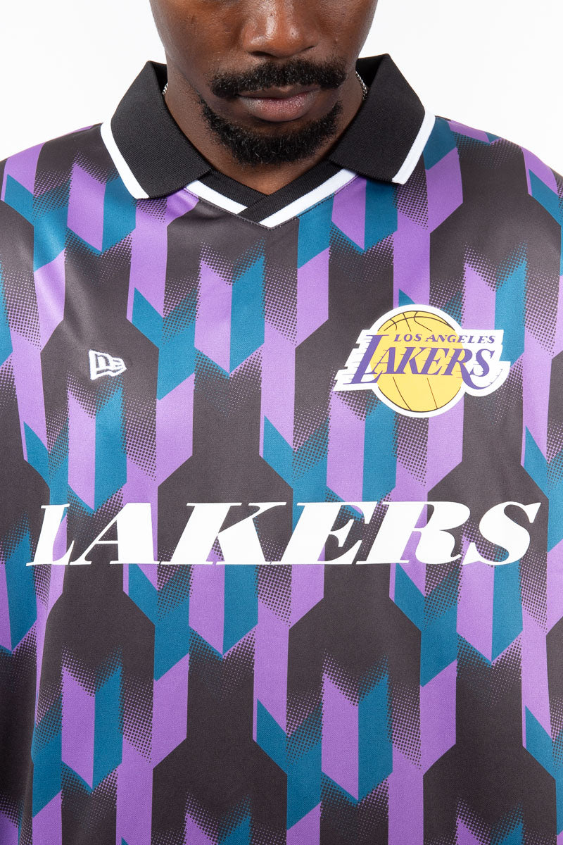 LA Lakers Soccer V-Neck Tee