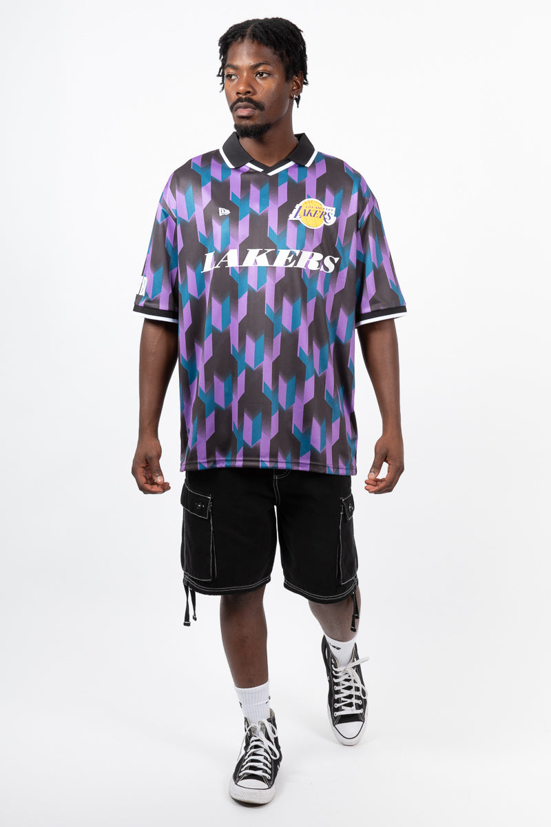 LA Lakers Soccer V-Neck Tee