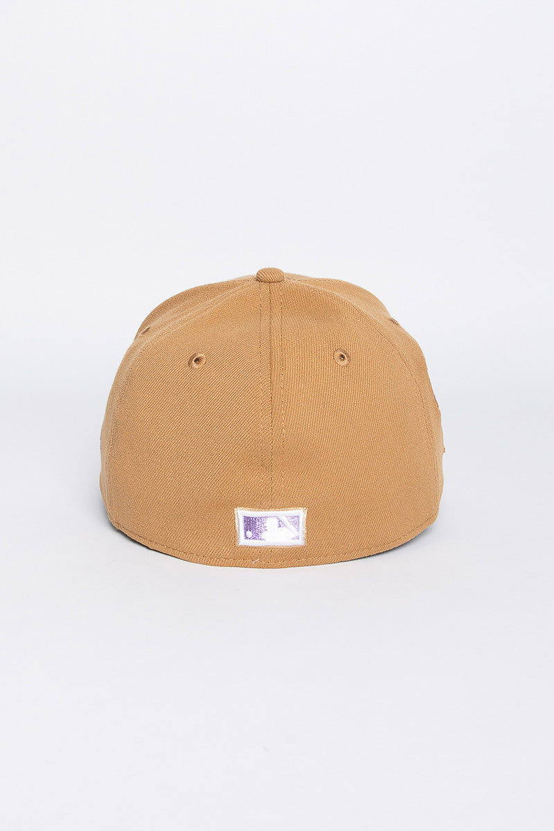 New York Yankees 39Thirty A-Frame Metallic Violet Stretch Fit