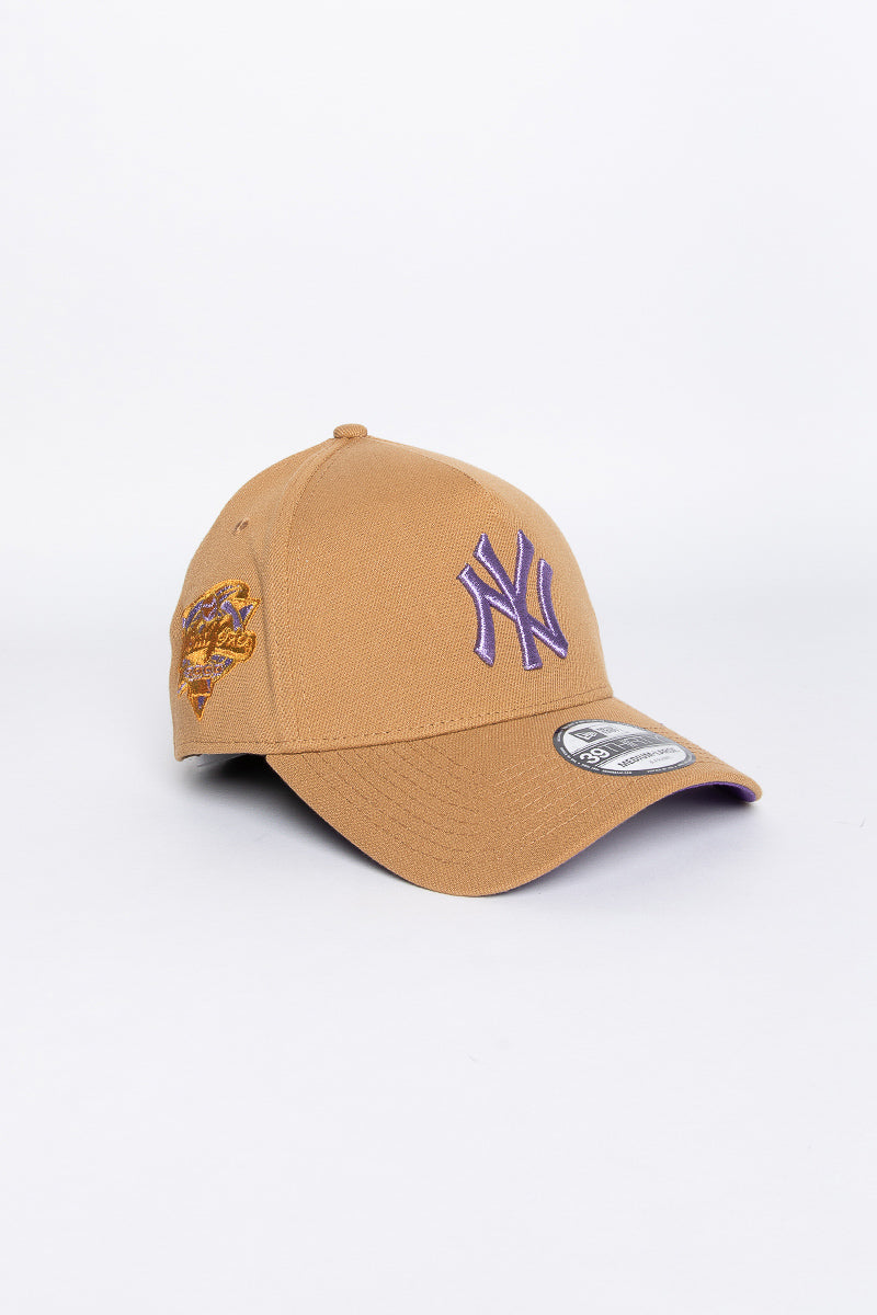 New York Yankees 39Thirty A-Frame Metallic Violet Stretch Fit