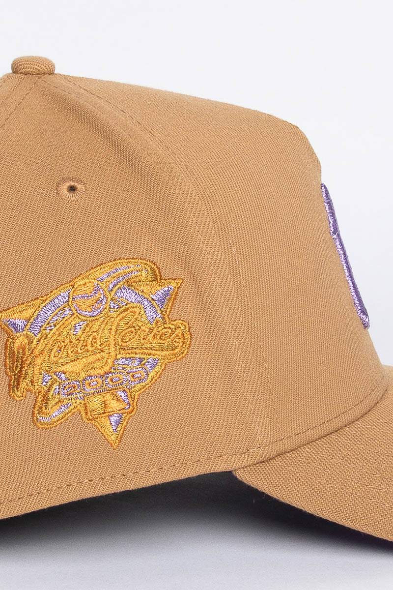 New York Yankees 39Thirty A-Frame Metallic Violet Stretch Fit