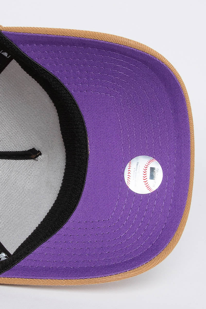 LA Dodgers 39Thirty A-Frame Metallic Violet Stretch Fit