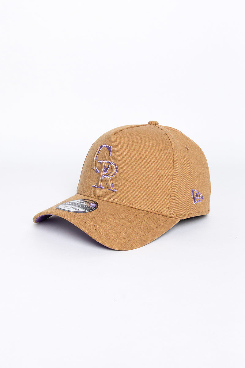 Colorado Rockies 39Thirty A-Frame Metallic Violet Stretch Fit