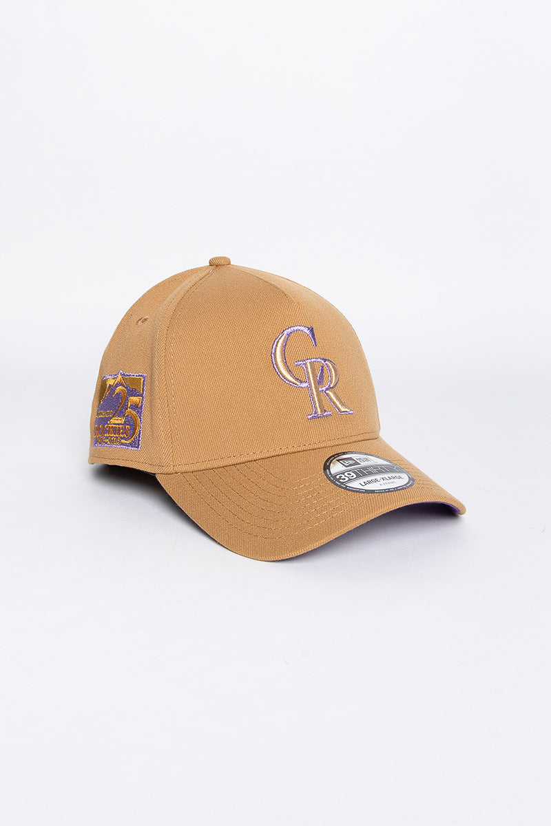 Colorado Rockies 39Thirty A-Frame Metallic Violet Stretch Fit