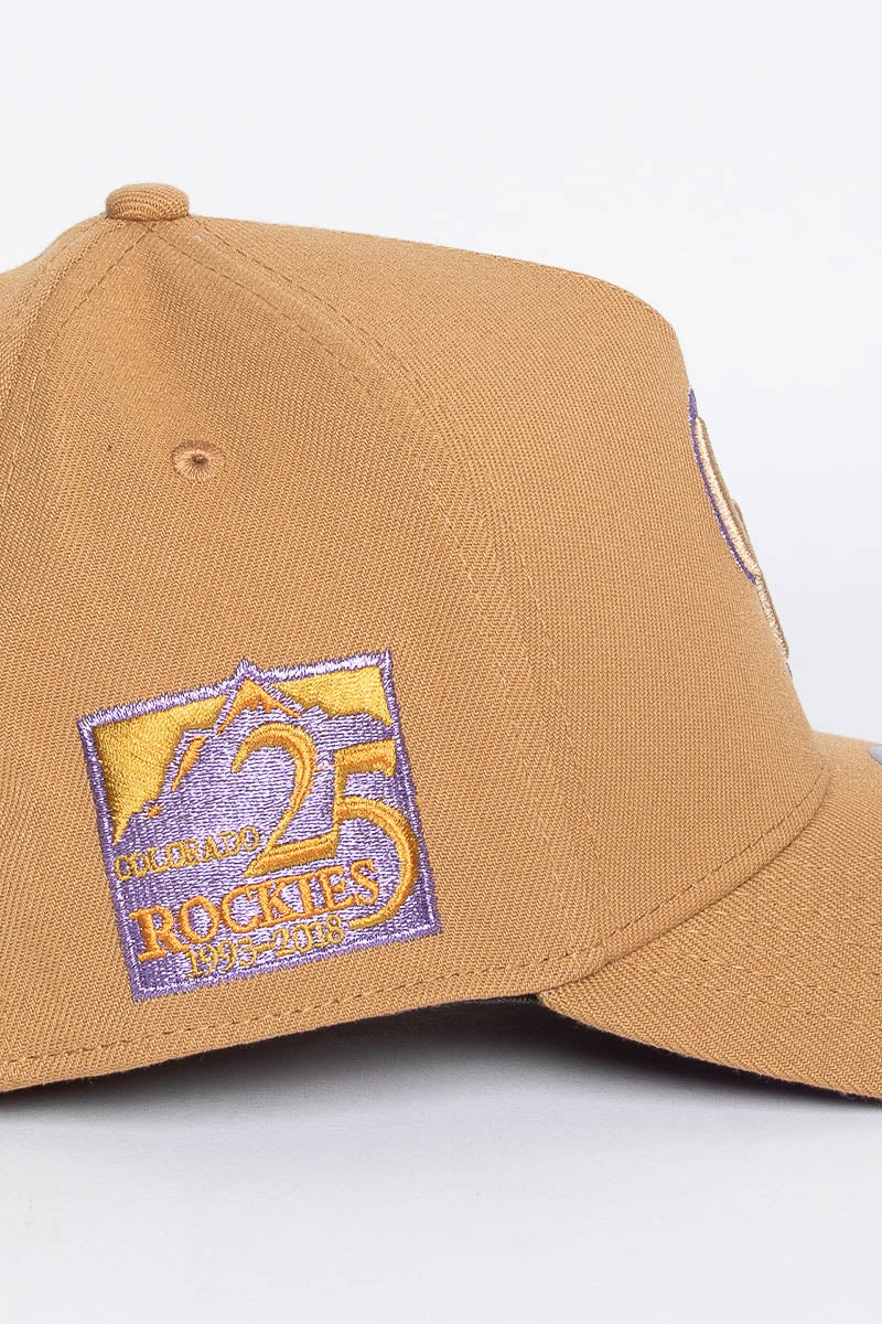 Colorado Rockies 39Thirty A-Frame Metallic Violet Stretch Fit