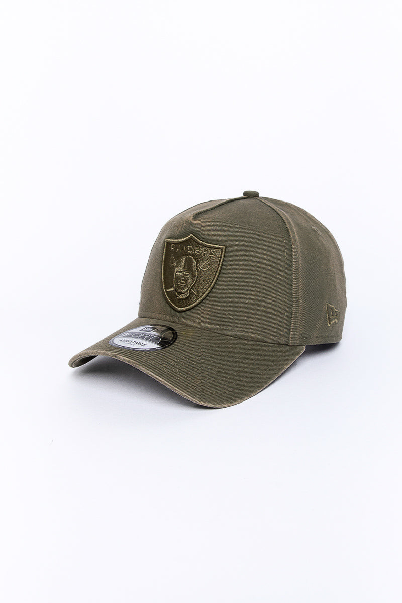 9Forty Las Vegas Raiders Olive Wash Cap