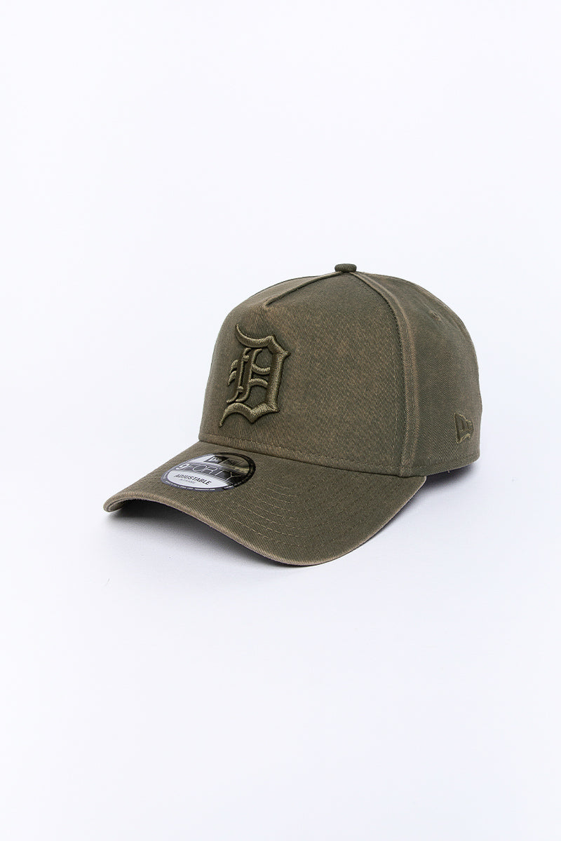 9Forty Detroit Tigers Olive Wash Cap