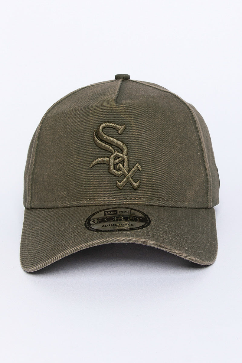 9Forty Chicago White Sox Olive Wash Cap