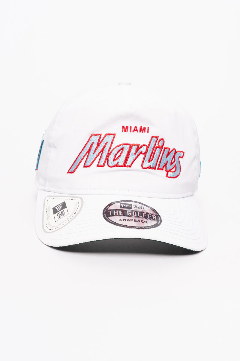 Miami Marlins Retro Script Golfer Cap