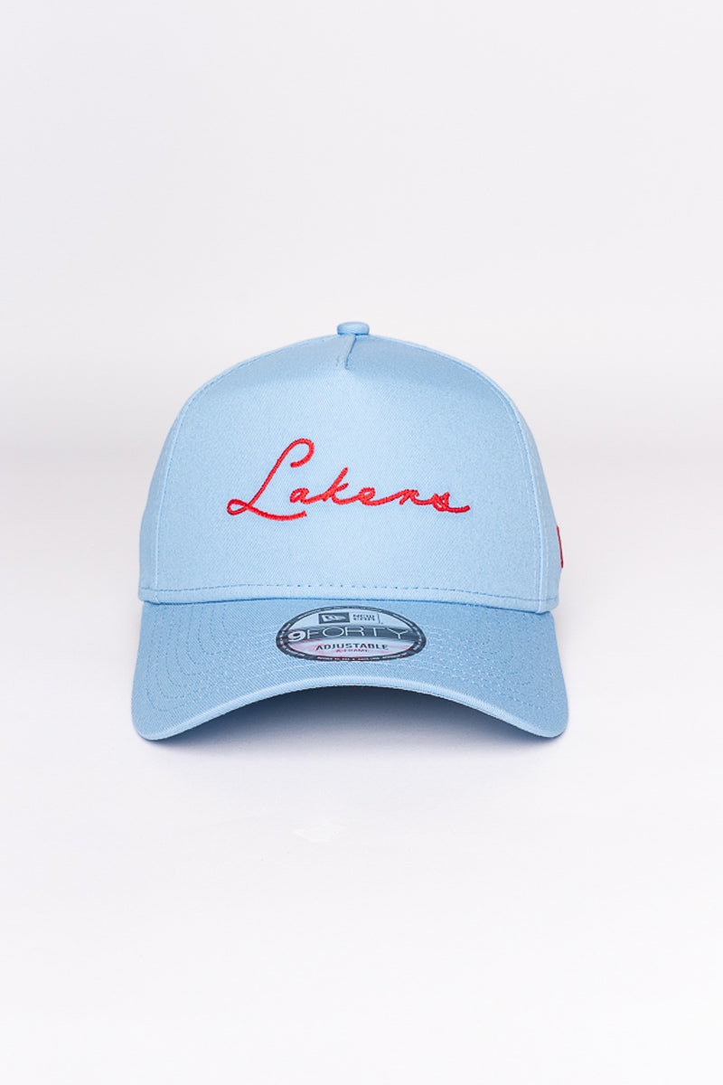 LA Lakers Red Script 9Forty A-Frame Snapback