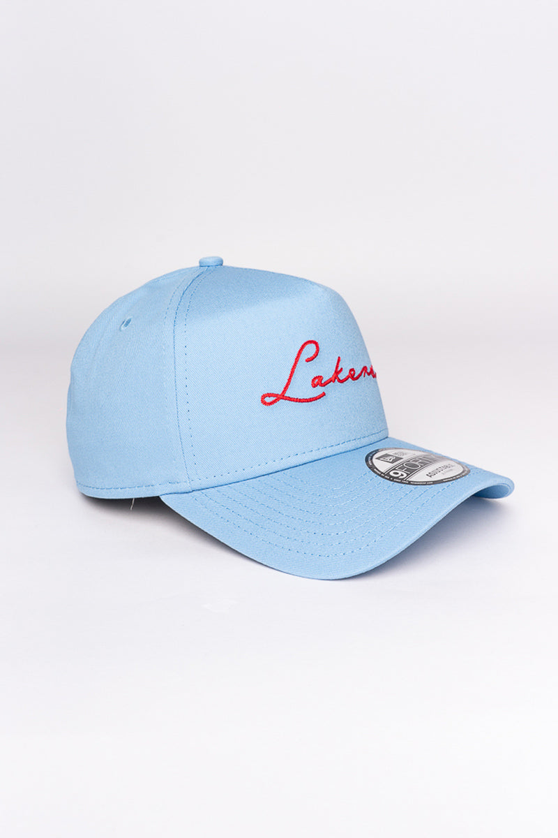 LA Lakers Red Script 9Forty A-Frame Snapback