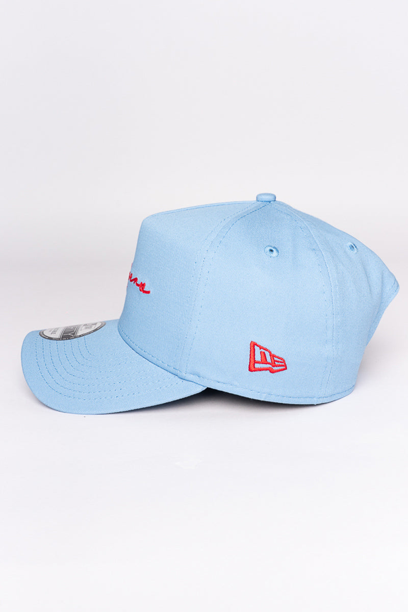 LA Dodgers Red Script 9Forty A-Frame Snapback