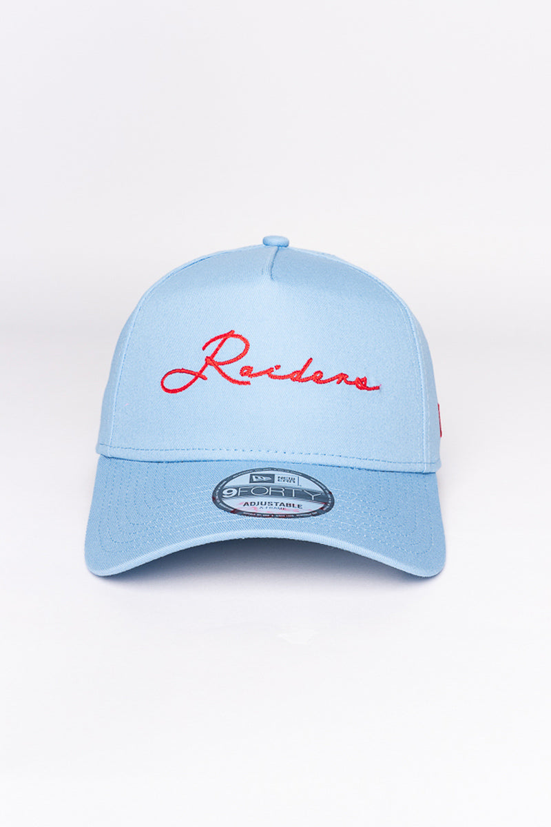 Las Vegas Raiders Red Script 9Forty A-Frame Snapback