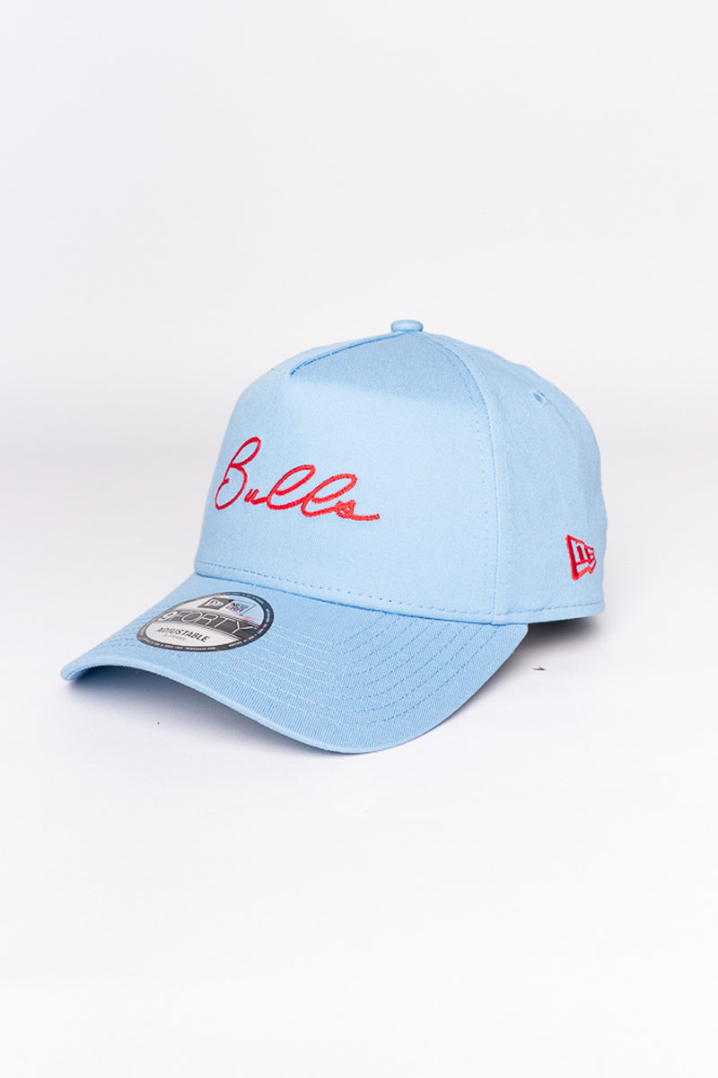 Chicago Bulls Red Script 9Forty A-Frame Snapback