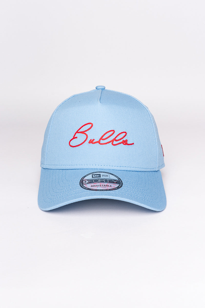 Chicago Bulls Red Script 9Forty A-Frame Snapback