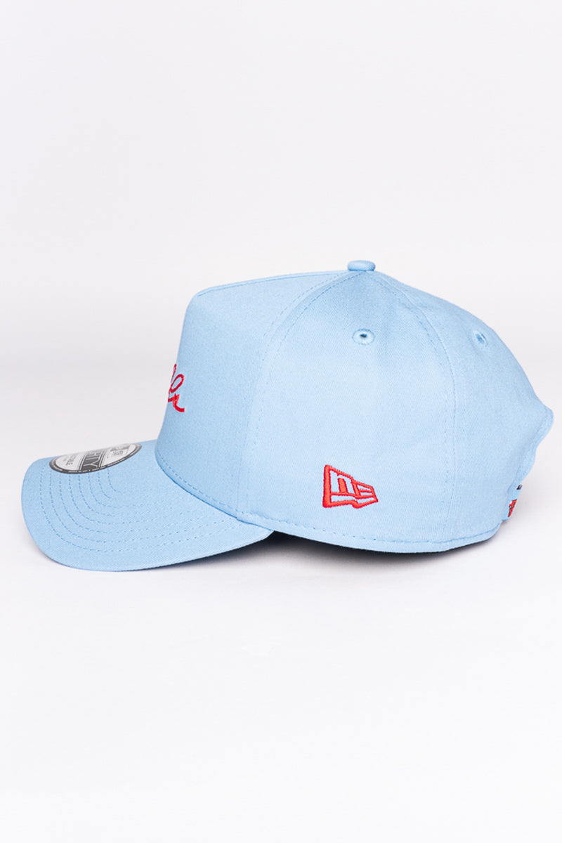 Chicago Bulls Red Script 9Forty A-Frame Snapback