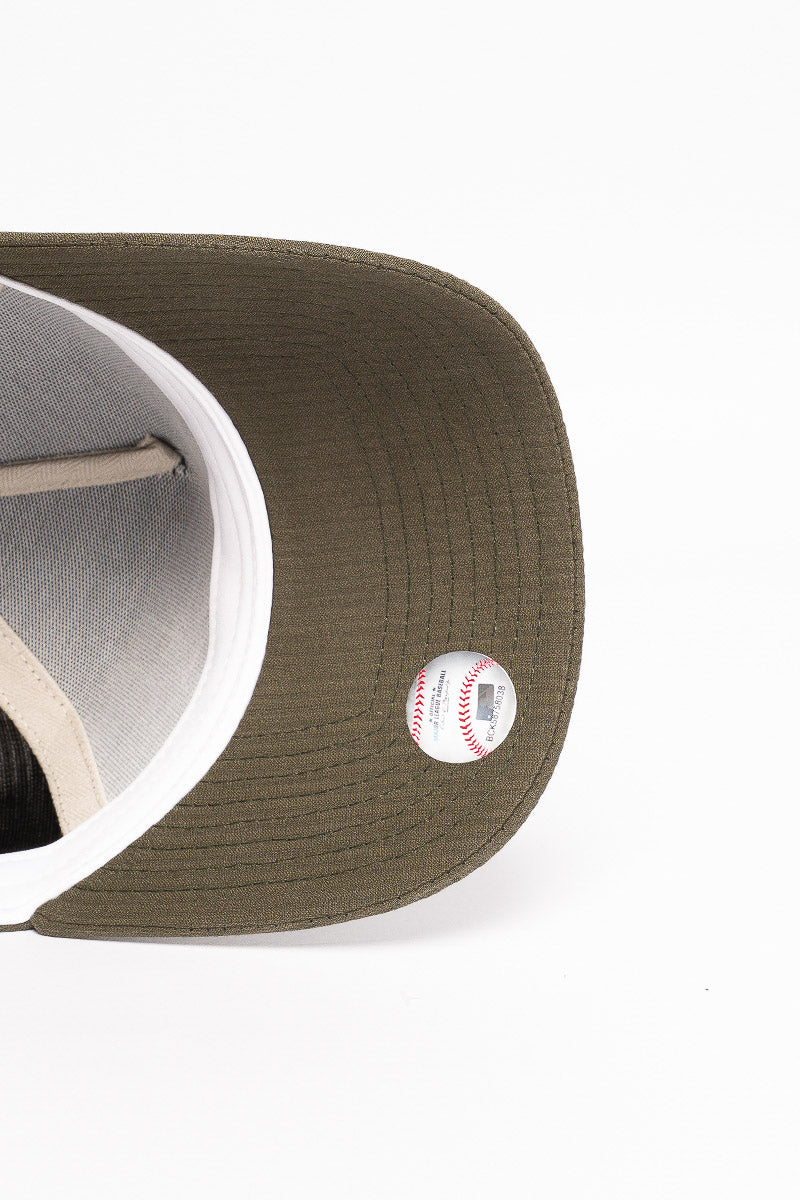 9Forty Las Vegas Raiders Seersucker Olive Cap