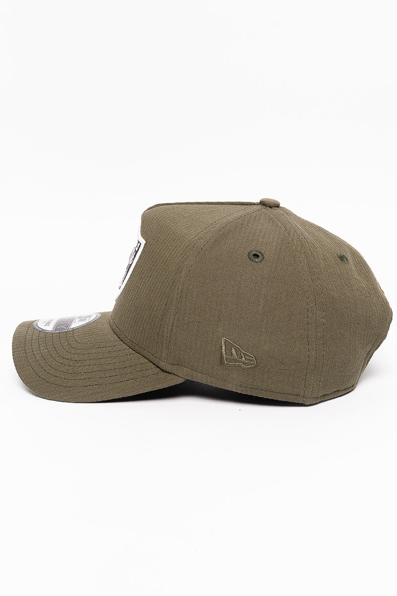 9Forty Las Vegas Raiders Seersucker Olive Cap