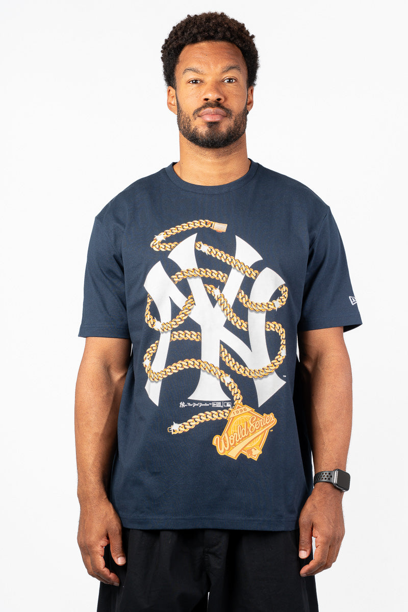 NY Yankees Golden Chain Tee - Mens