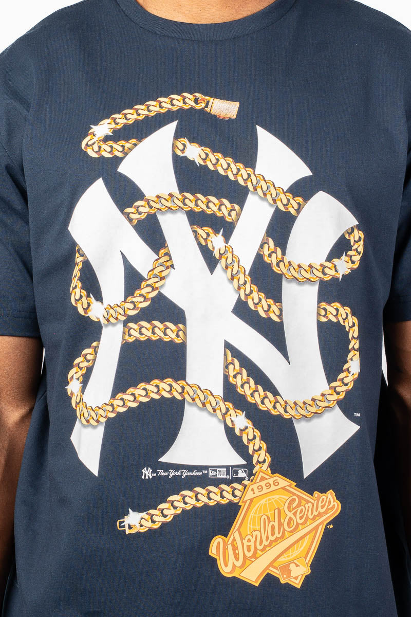 NY Yankees Golden Chain Tee - Mens