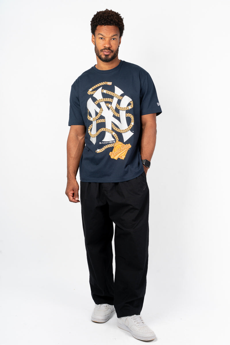 NY Yankees Golden Chain Tee - Mens