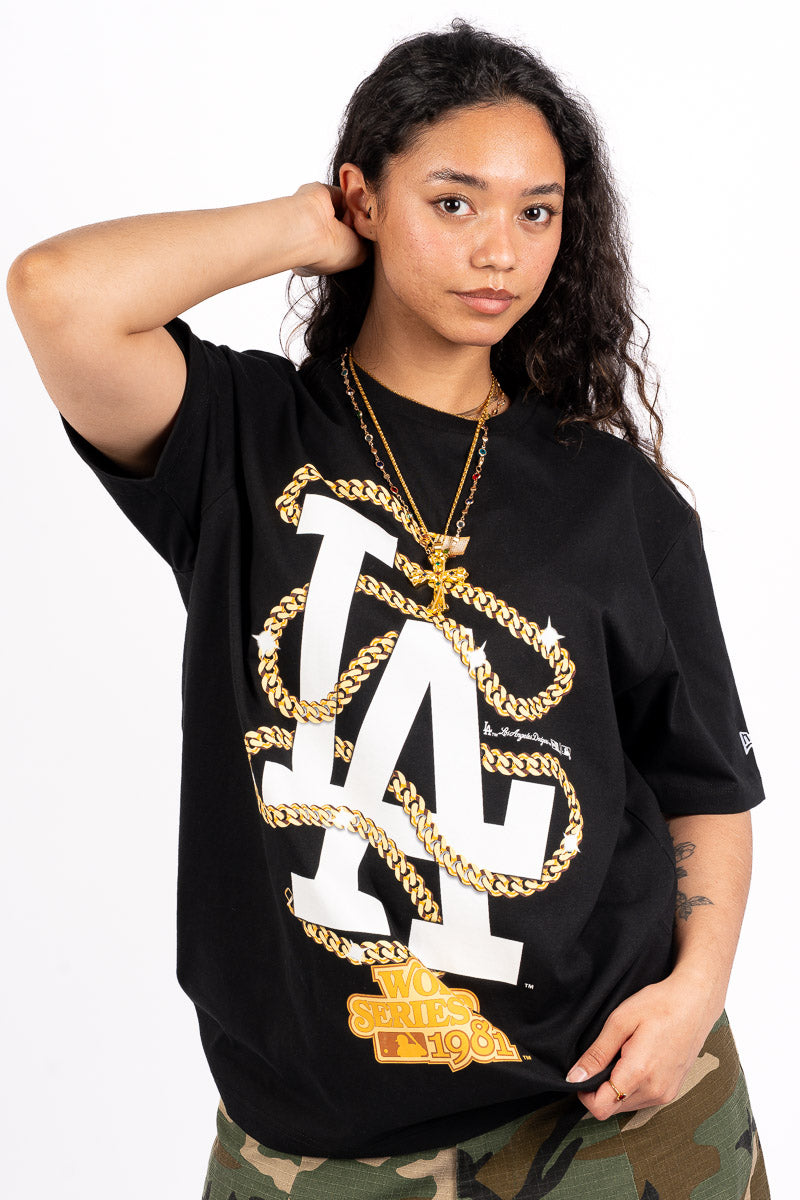 LA Dodgers Golden Chain Tee - Womens