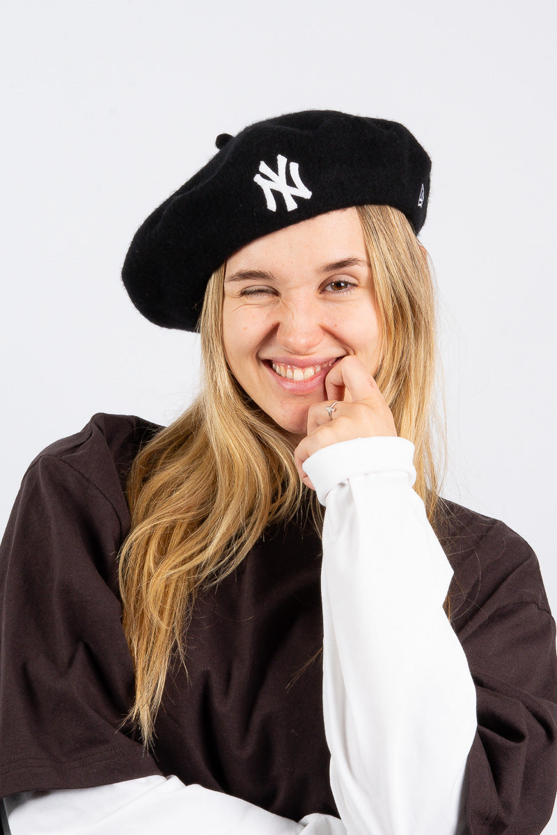 NY Yankees Wool Beret