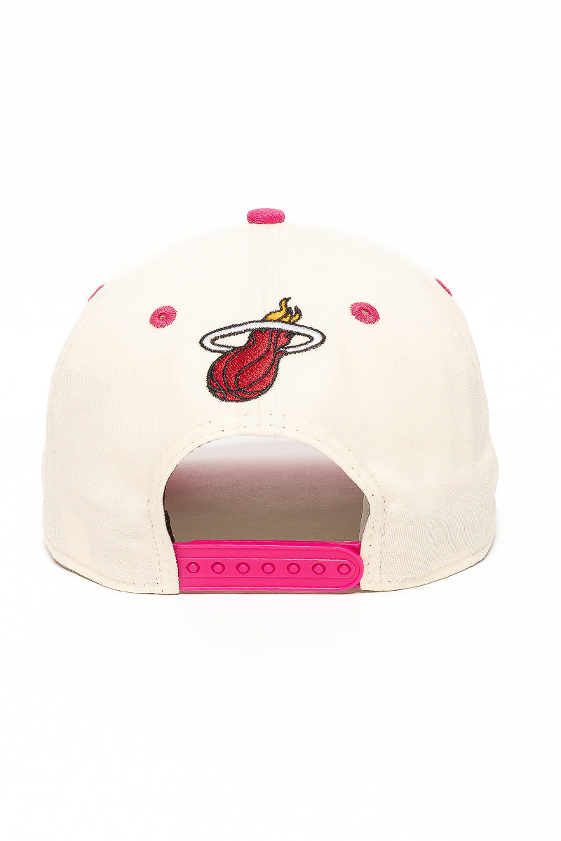 9Forty Miami Heat Chrome 2-Tone Cap
