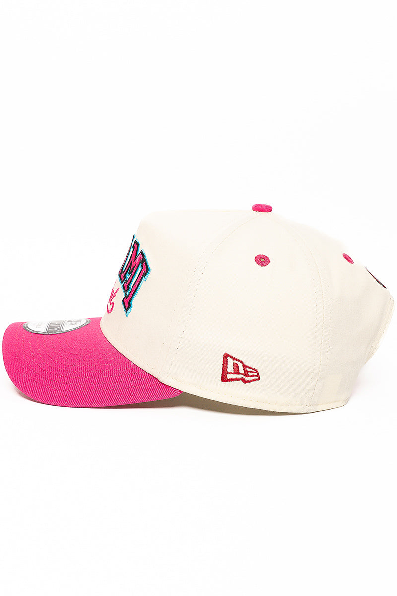 9Forty Miami Heat Chrome 2-Tone Cap