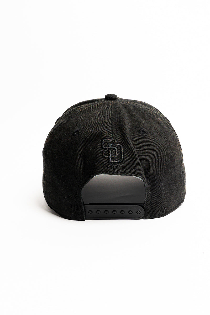 San Diego Padres 9Forty Frayed Logo A-Frame Snapback