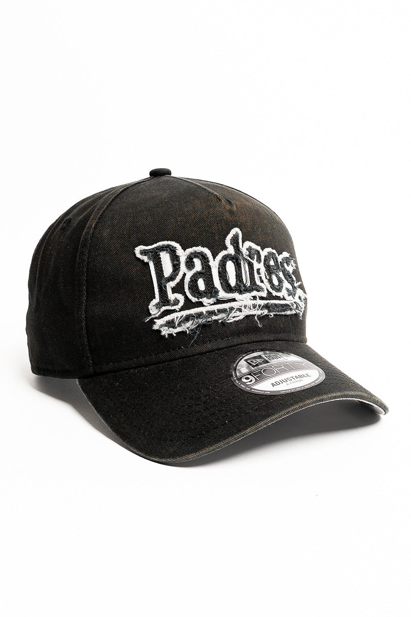 San Diego Padres 9Forty Frayed Logo A-Frame Snapback