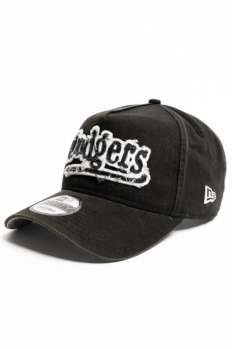 LA Dodgers 9Forty A-Frame Frayed Logo Snapback