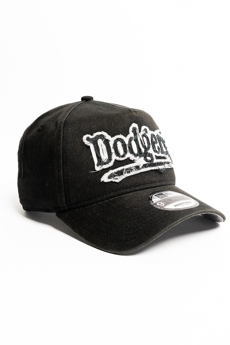 LA Dodgers 9Forty A-Frame Frayed Logo Snapback