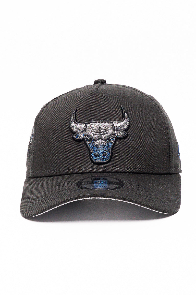 9Forty Chicago Bulls Kids Black/Blue Pixel Cap
