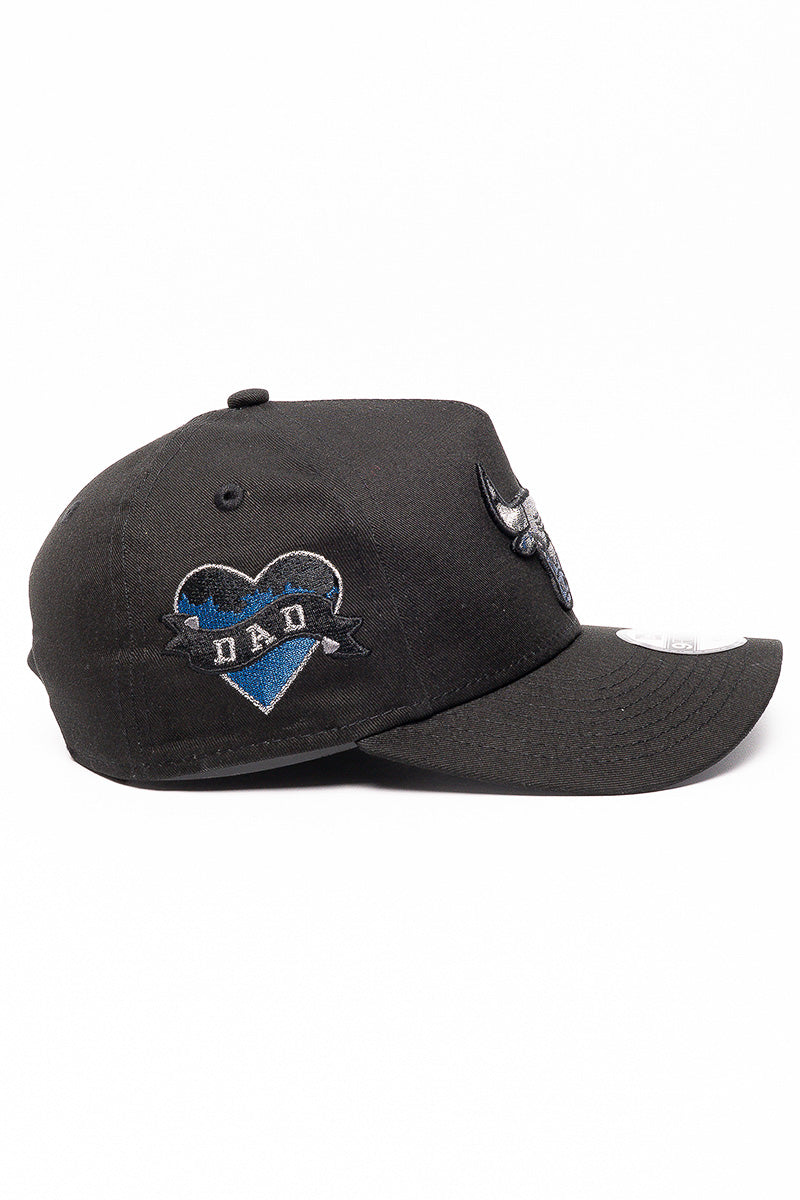 9Forty Chicago Bulls Kids Black/Blue Pixel Cap