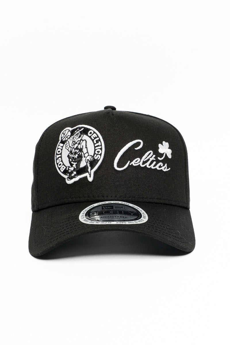 9Forty Boston Celtics Branded Glow In The Dark Cap