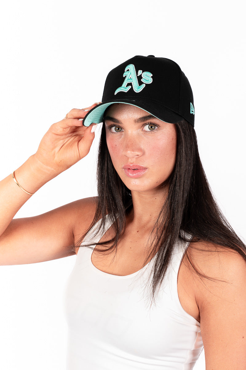 Oakland A's 9Forty Aqua Void A-Frame Snapback
