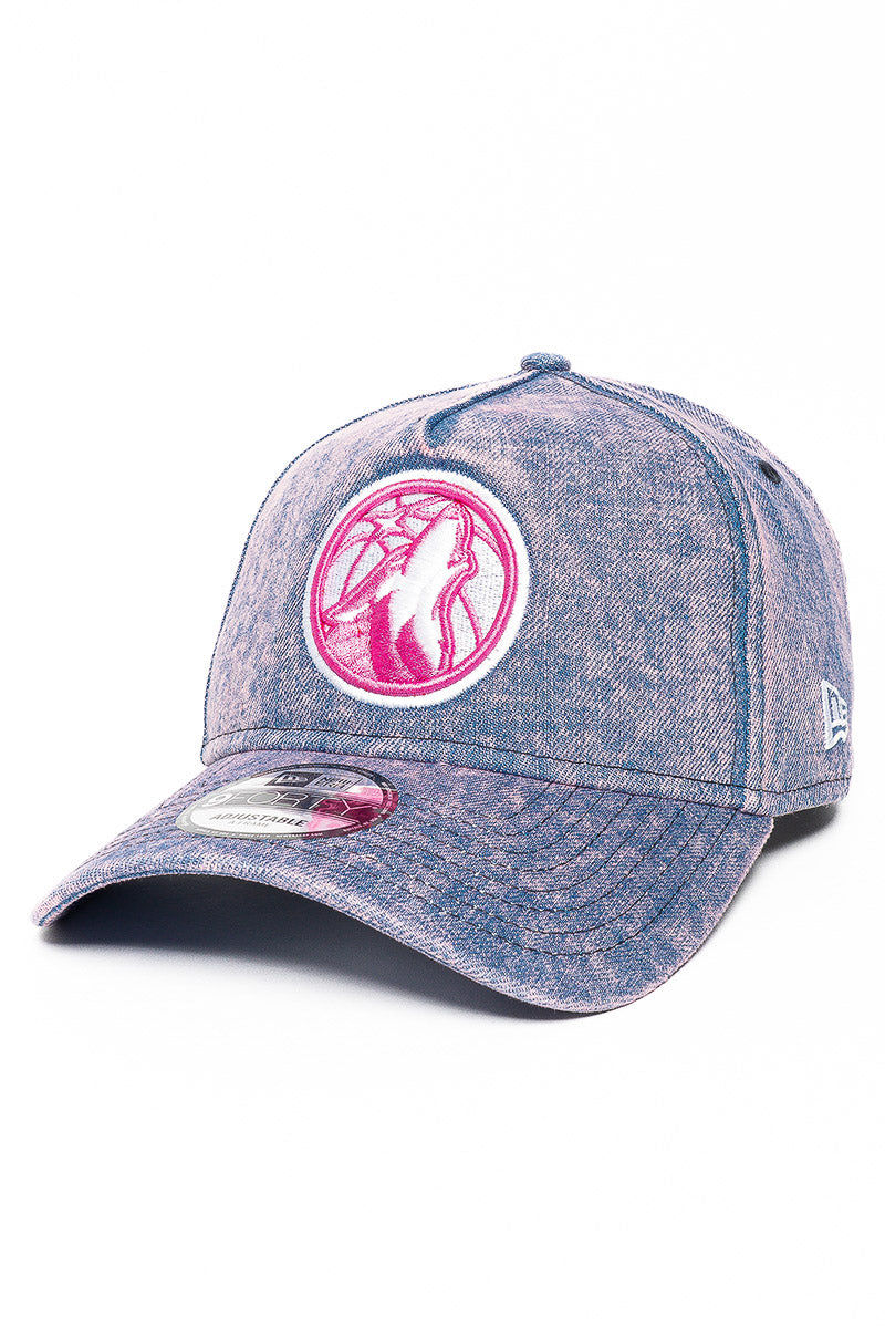 9Forty Minnesotta Timberwolves Pink Denim Cap