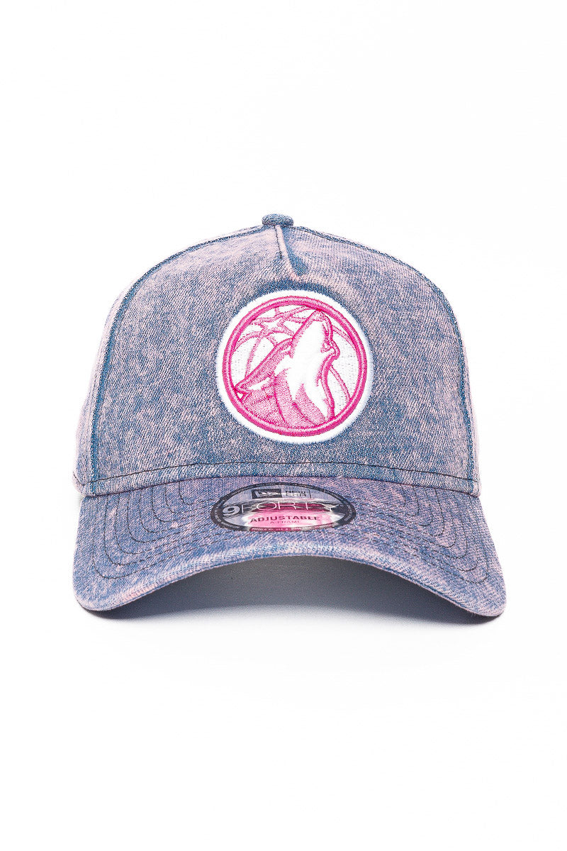 9Forty Minnesotta Timberwolves Pink Denim Cap