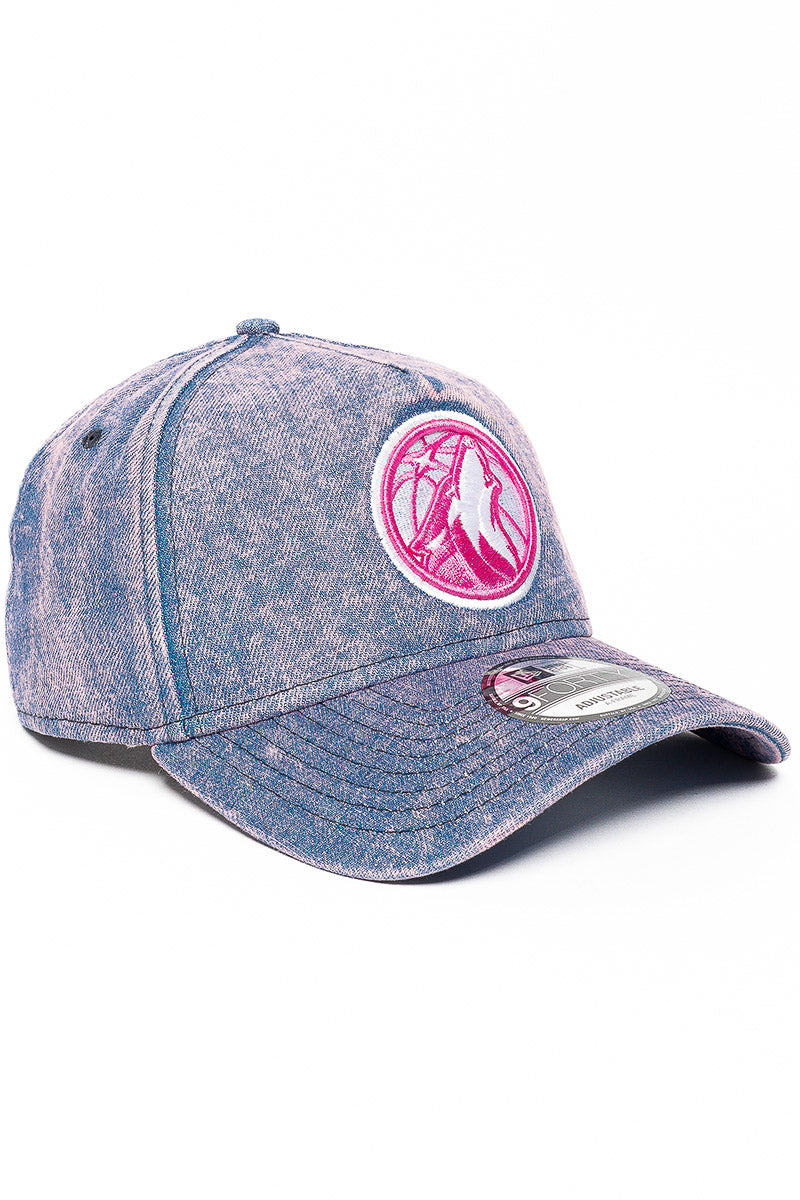 9Forty Minnesotta Timberwolves Pink Denim Cap
