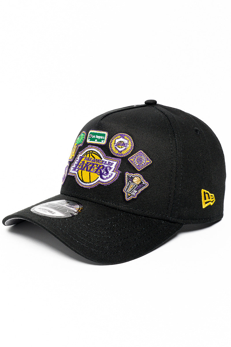 9Forty Lakers Patch Work Snapback Womens