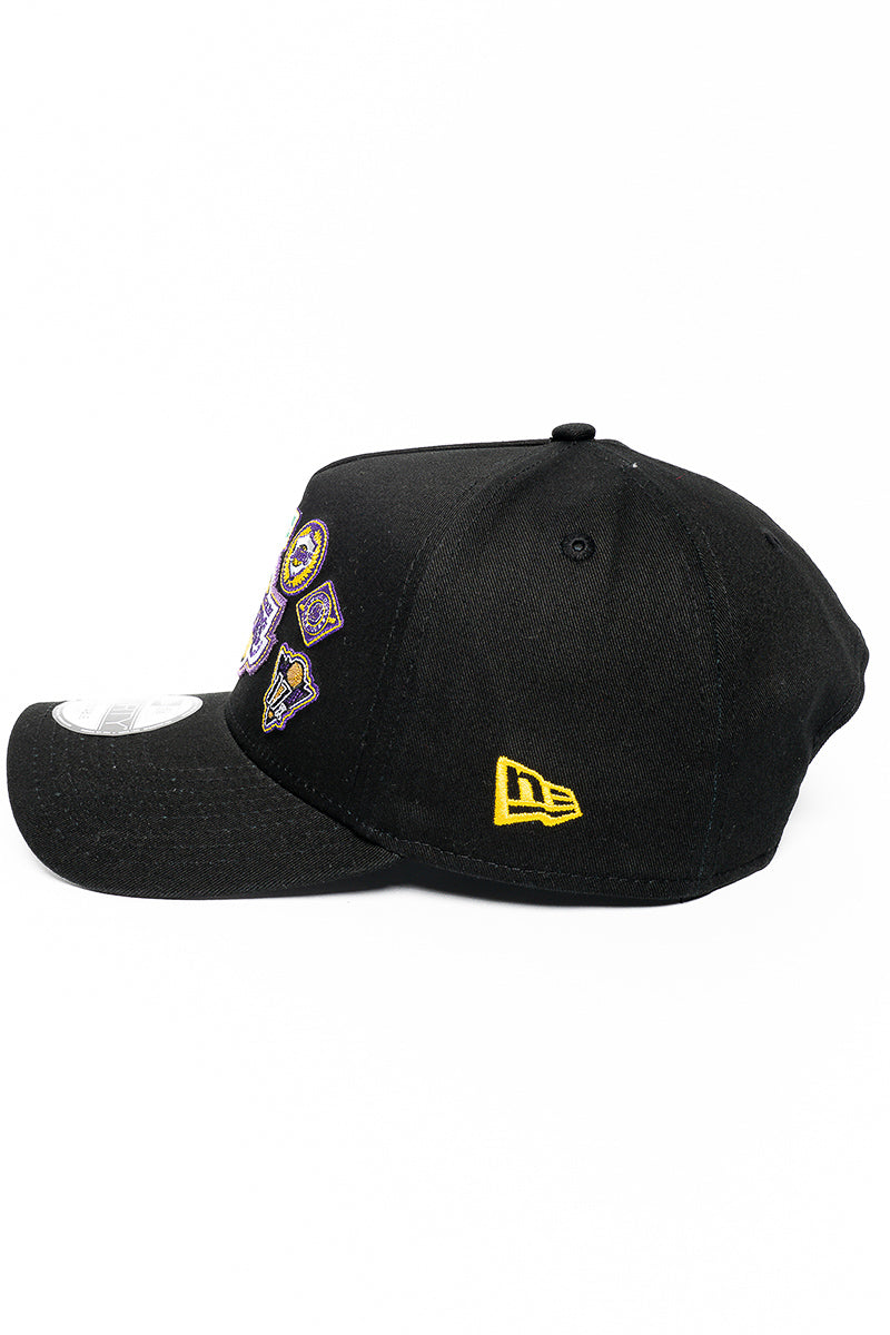 9Forty Lakers Patch Work Snapback Womens