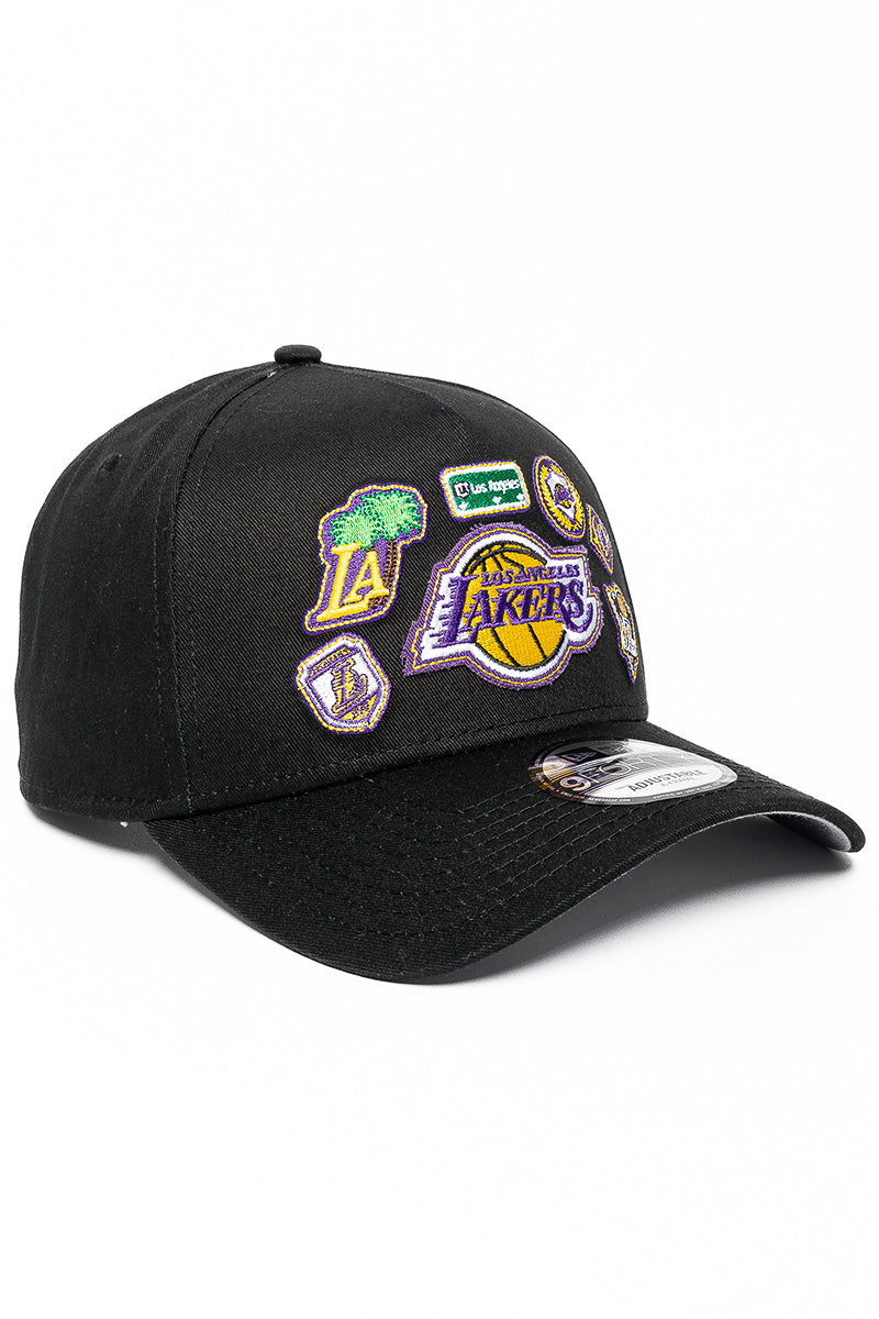 9Forty Lakers Patch Work Snapback