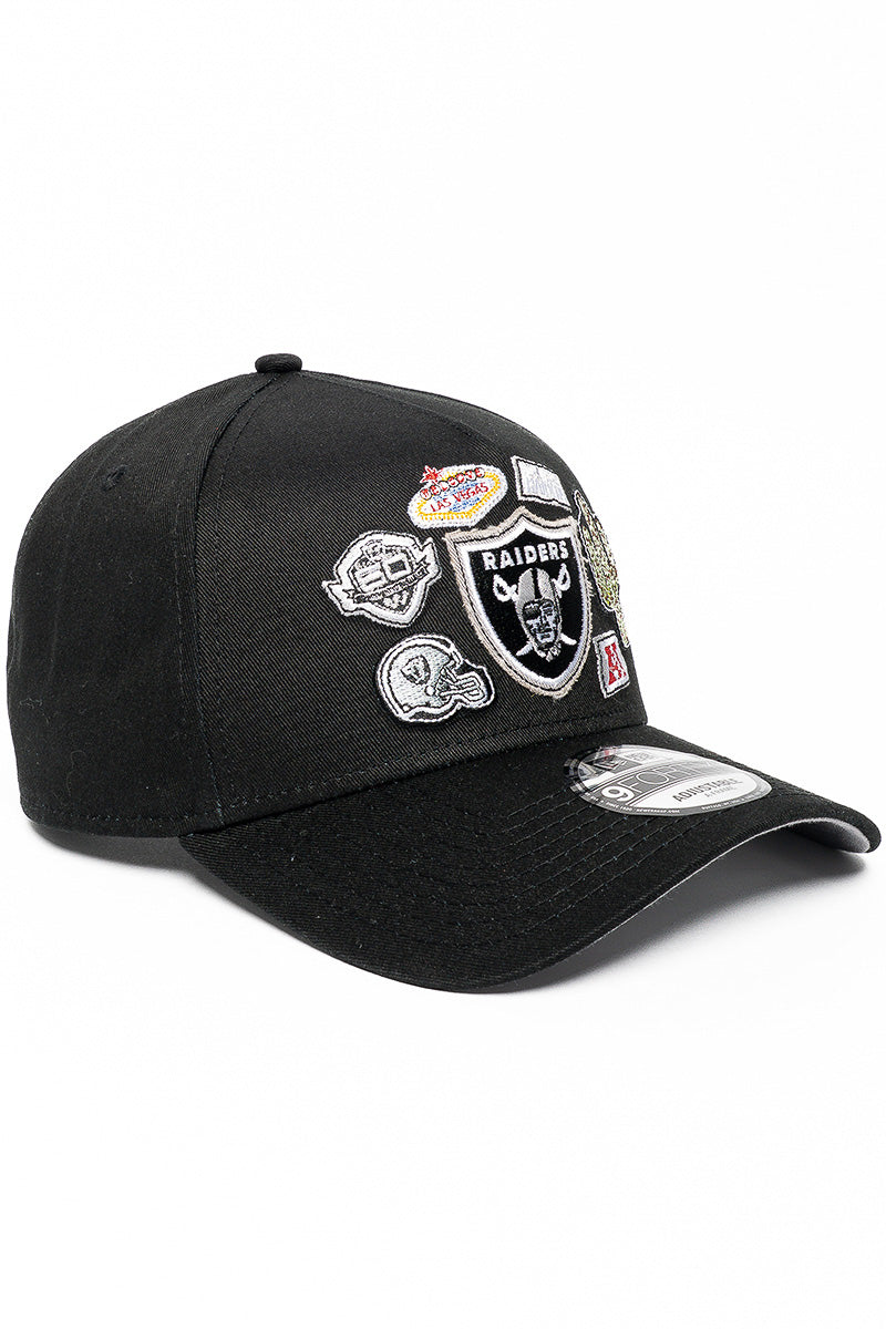 9Forty Raiders Patch Work Snapback