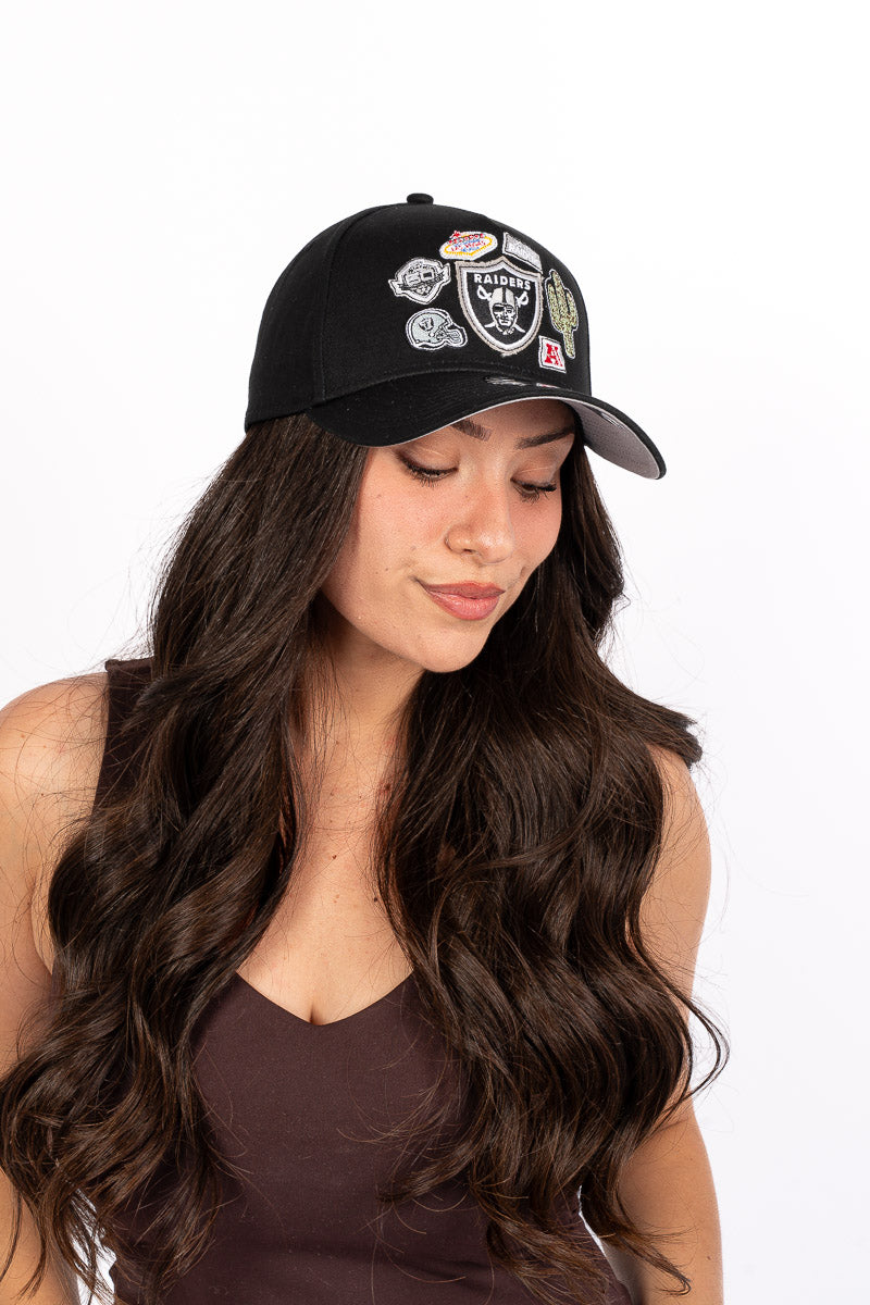 9Forty Raiders Patch Work Snapback Womens