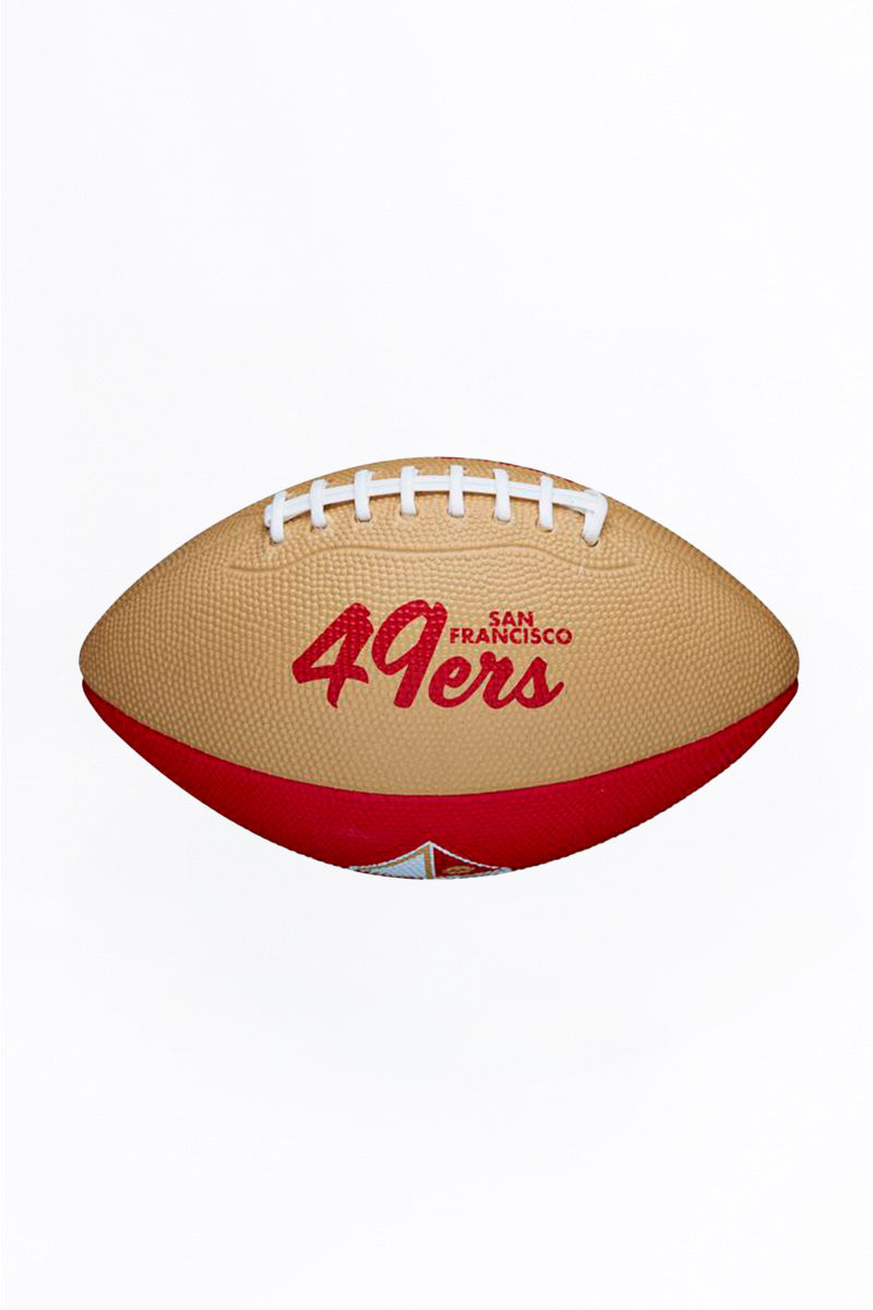 San Francisco 49ers Mini Retro Football