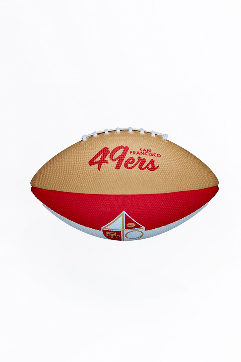 San Francisco 49ers Mini Retro Football