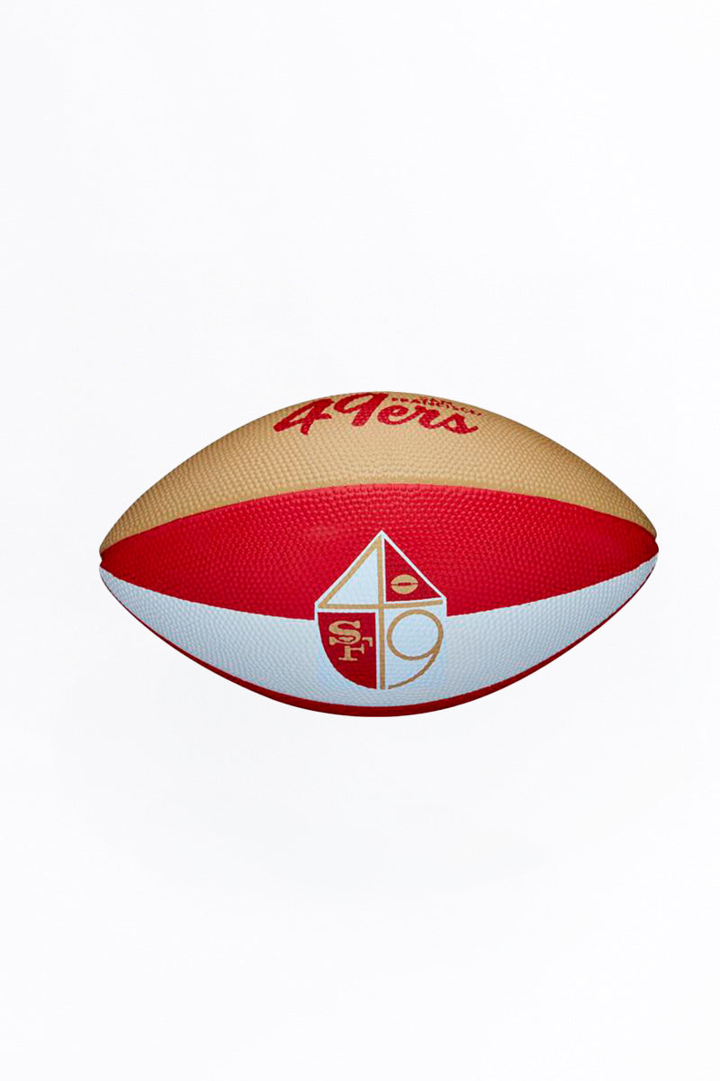 San Francisco 49ers Mini Retro Football