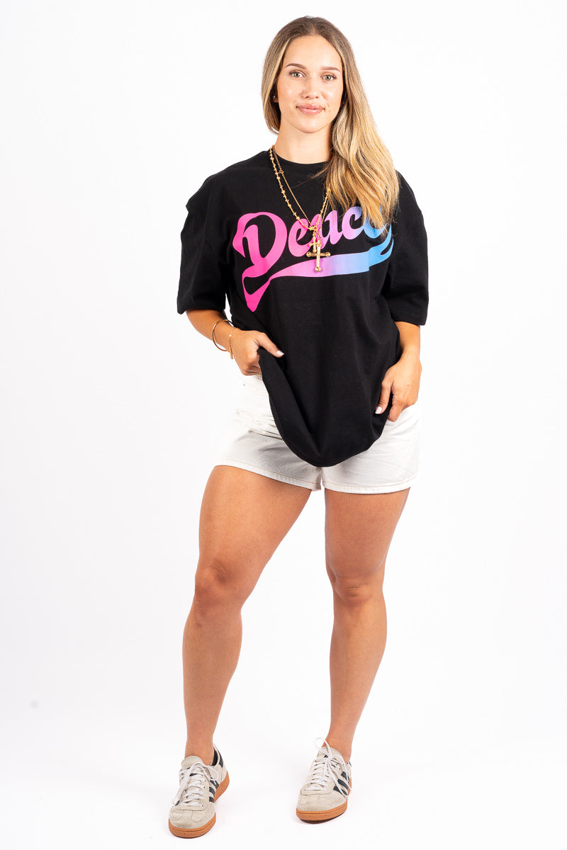 Cursive Statement Tee - Womens