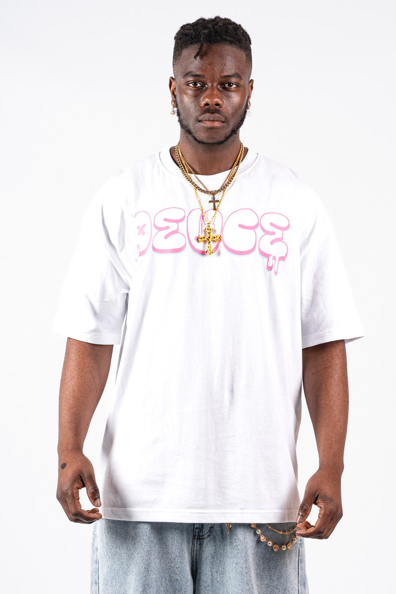 Deuce Ice White Drip Tee